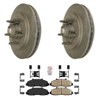 AmeriBRAKES® - AmeriPLATINUM™ Front Brake Kit with Ceramic Pads