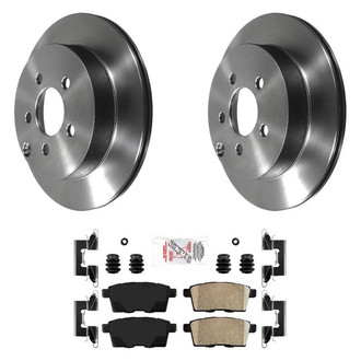 AmeriBRAKES® - AmeriPLATINUM™ Rear Brake Kit with Ceramic Pads