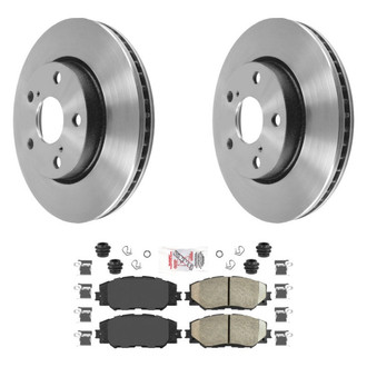 AmeriBRAKES® - AmeriPLATINUM™ Front Brake Kit with Ceramic Pads