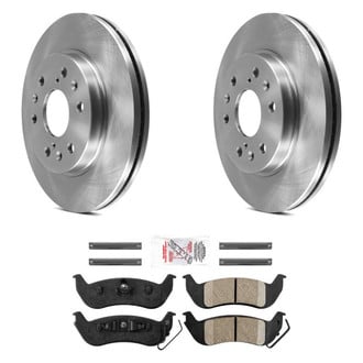 AmeriBRAKES® - AmeriPRO™ Plain Rear Brake Kit with Ceramic Pads