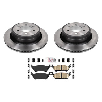 AmeriBRAKES® - AmeriPLATINUM™ Rear Brake Kit with Ceramic Pads