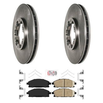 AmeriBRAKES® - AmeriPRO™ Plain Front Brake Kit with Ceramic Pads