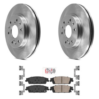 AmeriBRAKES® - AmeriPRO™ Plain Rear Brake Kit with Ceramic Pads