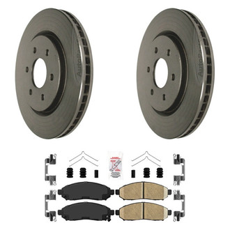 AmeriBRAKES® - AmeriPLATINUM™ Front Brake Kit with Ceramic Pads