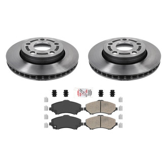 AmeriBRAKES® - AmeriPLATINUM™ Front Brake Kit with Ceramic Pads
