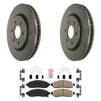 AmeriBRAKES® - AmeriPLATINUM™ Front Brake Kit with Ceramic Pads