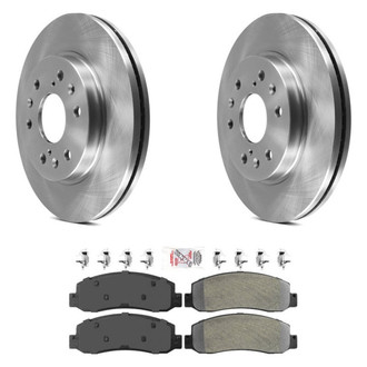 AmeriBRAKES® - AmeriPRO™ Plain Brake Kit with Semi-Metallic Pads