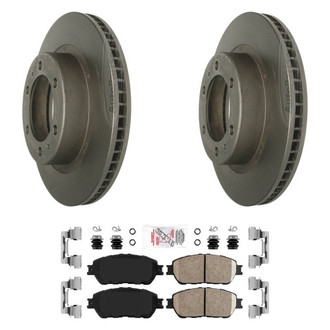 AmeriBRAKES® - AmeriPLATINUM™ Front Brake Kit with Ceramic Pads
