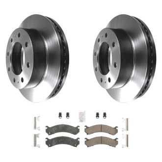 AmeriBRAKES® - AmeriPLATINUM™ Front Brake Kit with Ceramic Pads