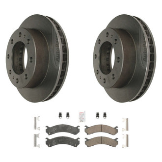 AmeriBRAKES® - AmeriPLATINUM™ Front Brake Kit with Ceramic Pads