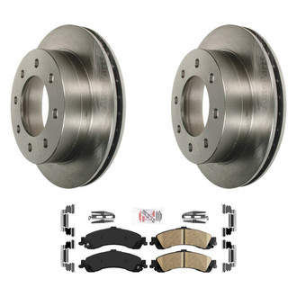 AmeriBRAKES® - AmeriPRO™ Plain Rear Brake Kit with Ceramic Pads
