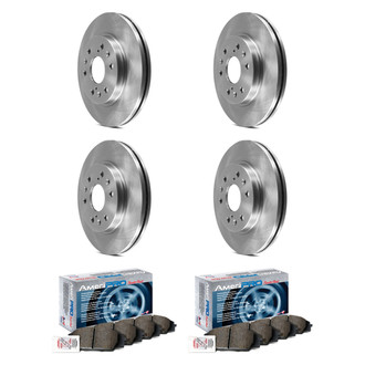 AmeriBRAKES® - AmeriPRO™ Plain Brake Kit with Ceramic Pads
