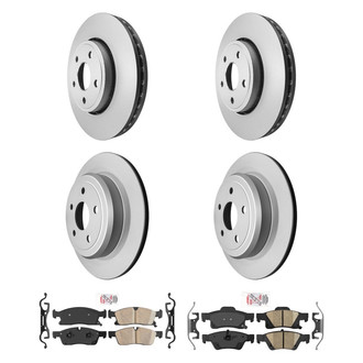 AmeriBRAKES® - AmeriPRO™ Plain Brake Kit with Ceramic Pads