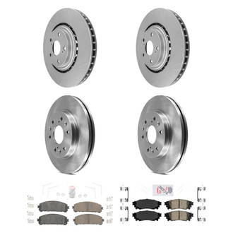 AmeriBRAKES® - AmeriPRO™ Plain Brake Kit with Ceramic Pads