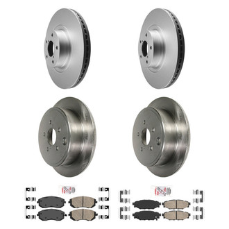 AmeriBRAKES® - AmeriPRO™ Plain Brake Kit with Ceramic Pads