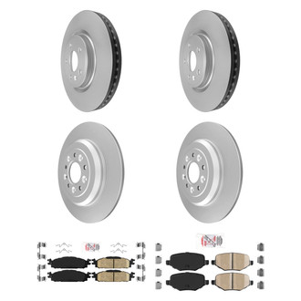 AmeriBRAKES® - AmeriPRO™ Plain Brake Kit with Ceramic Pads