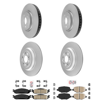 AmeriBRAKES® - AmeriPRO™ Plain Brake Kit with Ceramic Pads