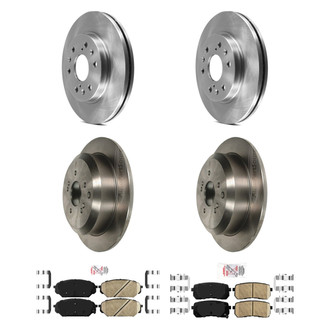 AmeriBRAKES® - AmeriPRO™ Plain Brake Kit with Ceramic Pads