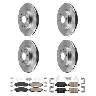 AmeriBRAKES® - AmeriPRO™ Plain Brake Kit with Ceramic Pads