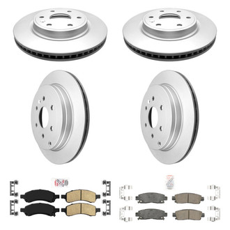 AmeriBRAKES® - AmeriPRO™ Plain Brake Kit with Ceramic Pads