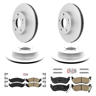 AmeriBRAKES® - AmeriPRO™ Plain Brake Kit with Ceramic Pads