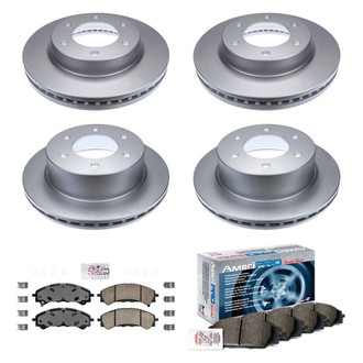 AmeriBRAKES® - AmeriPRO™ Plain Brake Kit with Ceramic Pads