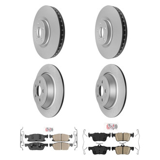 AmeriBRAKES® - AmeriPRO™ Plain Brake Kit with Ceramic Pads