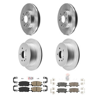 AmeriBRAKES® - AmeriPRO™ Plain Brake Kit with Ceramic Pads