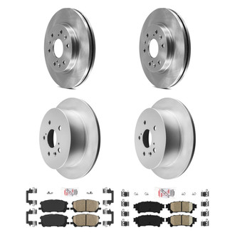 AmeriBRAKES® - AmeriPRO™ Plain Brake Kit with Ceramic Pads