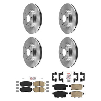 AmeriBRAKES® - AmeriPRO™ Plain Brake Kit with Ceramic Pads