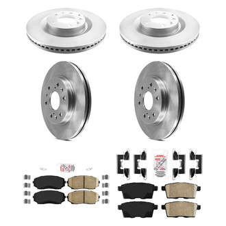 AmeriBRAKES® - AmeriPRO™ Plain Brake Kit with Ceramic Pads