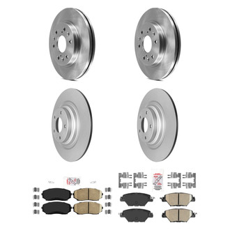 AmeriBRAKES® - AmeriPRO™ Plain Brake Kit with Ceramic Pads