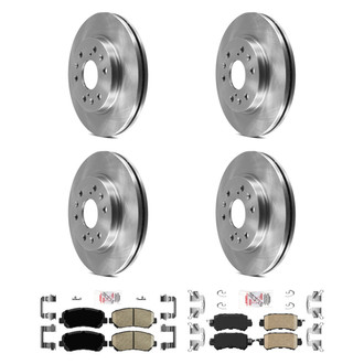 AmeriBRAKES® - AmeriPRO™ Plain Brake Kit with Ceramic Pads