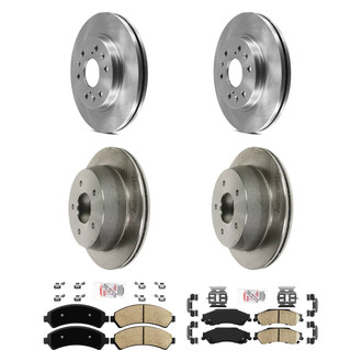 AmeriBRAKES® - AmeriPRO™ Plain Brake Kit with Ceramic Pads