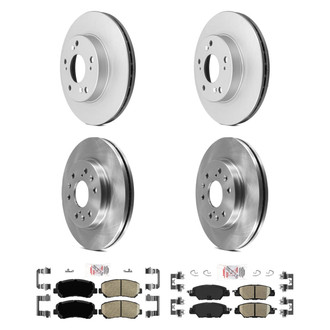 AmeriBRAKES® - AmeriPRO™ Plain Brake Kit with Ceramic Pads