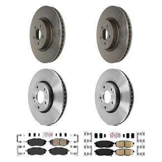 AmeriBRAKES® - AmeriPLATINUM™ Brake Kit with Ceramic Pads