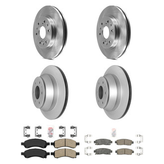 AmeriBRAKES® - AmeriPRO™ Plain Brake Kit with Ceramic Pads