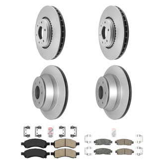 AmeriBRAKES® - AmeriPRO™ Plain Brake Kit with Ceramic Pads