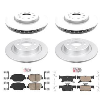 AmeriBRAKES® - AmeriPRO™ Plain Brake Kit with Ceramic Pads