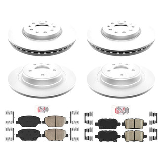 AmeriBRAKES® - AmeriPRO™ Plain Brake Kit with Ceramic Pads