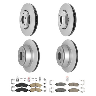 AmeriBRAKES® - AmeriPRO™ Plain Brake Kit with Ceramic Pads