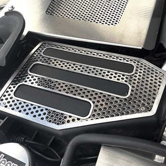 ACC® - Perforated Polished Air Box Filter Cover with Brushed Trim