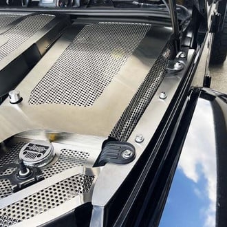 ACC® - Perforated Non-Illuminated Brushed Inner Fender Covers