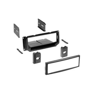 American International® - Single DIN Black Stereo Dash Kit with ISO/DIN Trim Ring and Pocket