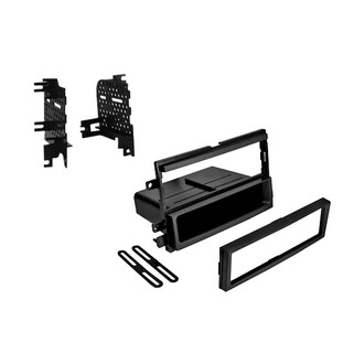 American International® - Single DIN Black Stereo Dash Kit with ISO/DIN Trim Ring