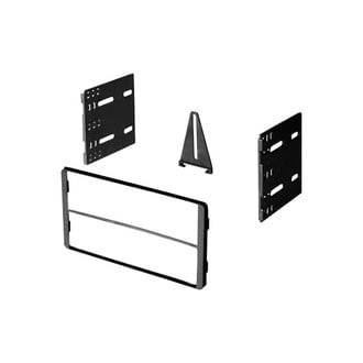 American International® - Double DIN Black Stereo Dash Kit with ISO Mounting Brackets