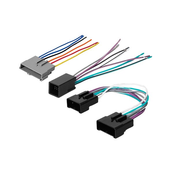 American International® - Aftermarket Radio Wiring Harness with OEM Plug and Amplifier Bypass