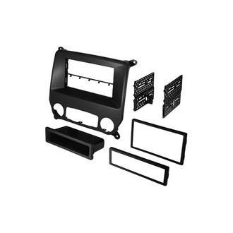 American International® - Double DIN Black Stereo Dash Kit with Storage Pocket