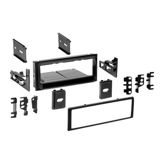 American International® - Single DIN Black Stereo Dash Kit with ISO/DIN Trim Ring