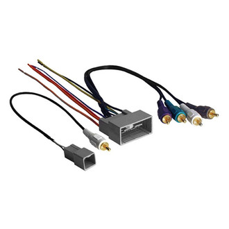 American International® - Aftermarket Radio Wiring Harness with OEM Plug and Amplifier Integration